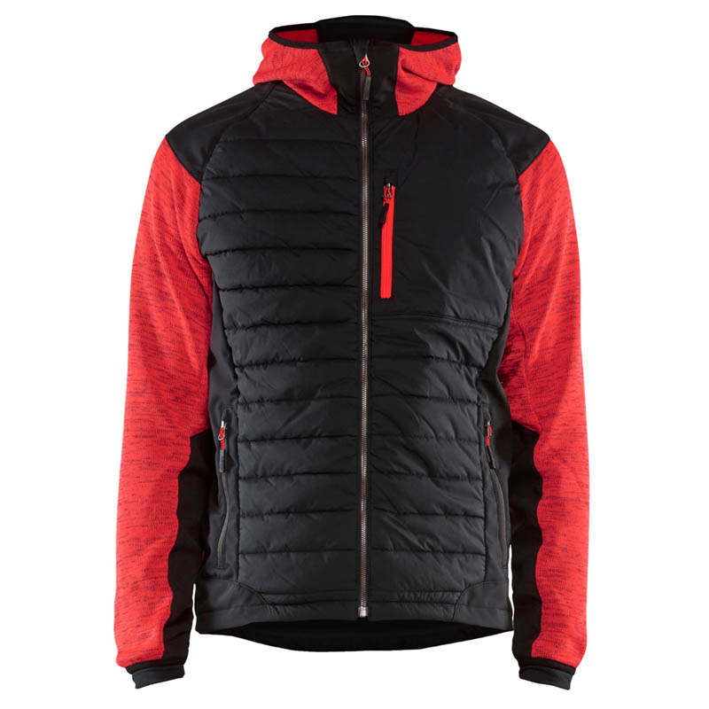 Blaklader Hybrid Jacke Rot/Schwarz 4XL